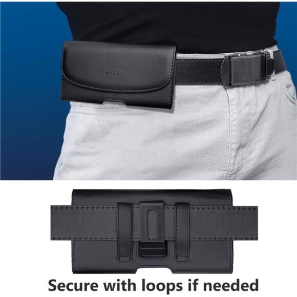 Holster for iPhone 15 15 Pro, 14, 14 Pro, 13 Pro, 13, 12 Pro, 12, 11 Pro, Xs - Picture 6 of 7